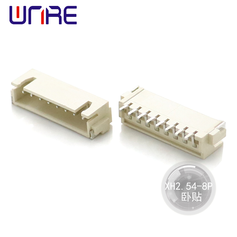 XH2.54-8P    卧贴
