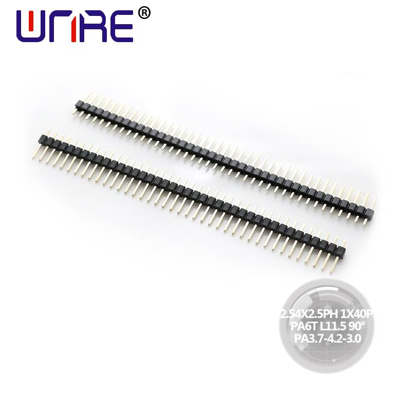2.54X2.5PH 1X40P PA6T L11.5 90° PA3.7-4.2-3.0