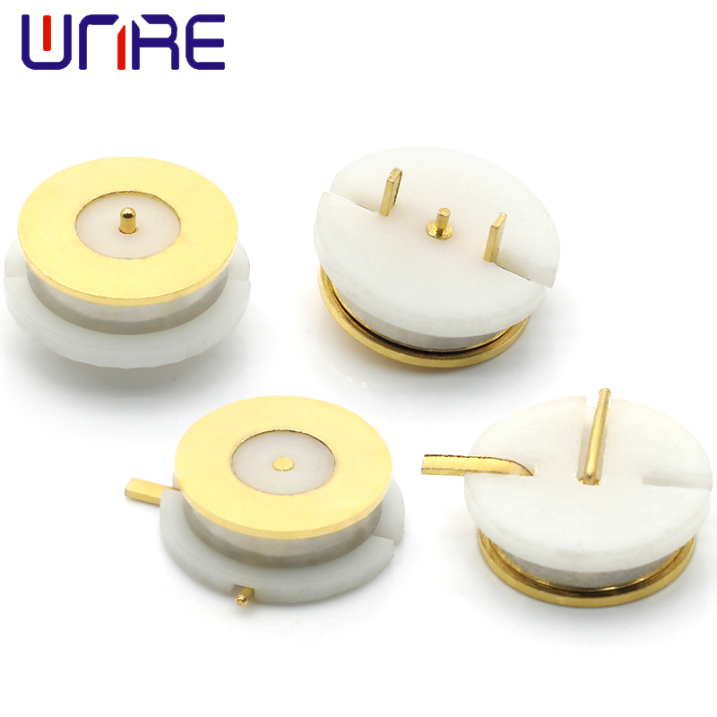 磁吸贴片镀金公母头